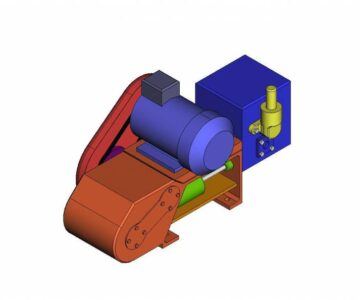 3D модель Габаритная 3D модель агрегата насосного АН 2-16