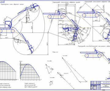 Чертеж Расчет экскаватора ЭО-4121 одноковшового 0,7м3