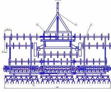 Чертеж Модернизация культиватора КП-6