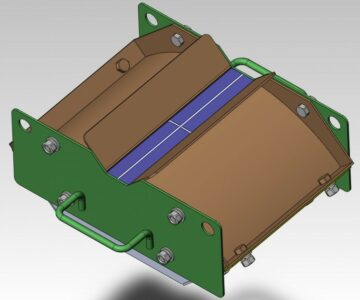 3D модель Форма сегмента экрана реактора 3D