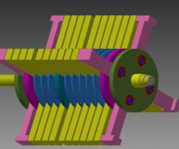 3D модель Ротор молотковой дробилки 3D