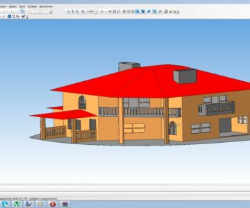 3D модель 3D модель коттеджа