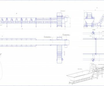 Чертеж Линия сортировочная