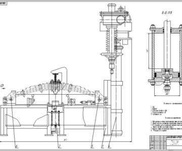 Чертеж Стенд сборки разборки мостов с рессорами