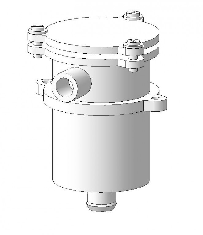 3D модель Фильтр RFM сливной
