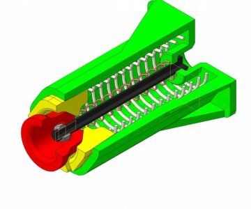 3D модель Поглощающий аппарат Ш-2-В-90 (3D)