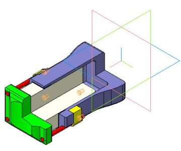 3D модель Эластомерный поглощаюший аппарат ЭПА 73ZW 3D v2