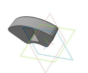 3D модель 3D-модель пресс формы отбойника скутера.