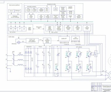 Чертеж Автоматизированный электропривод