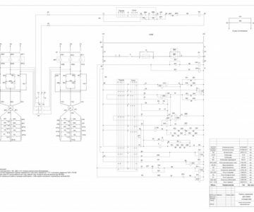 Чертеж Панель управления ДКС-400