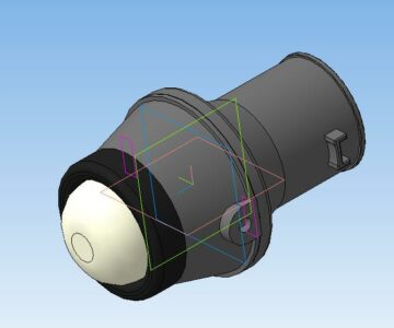 3D модель Противотуманная фара Hella