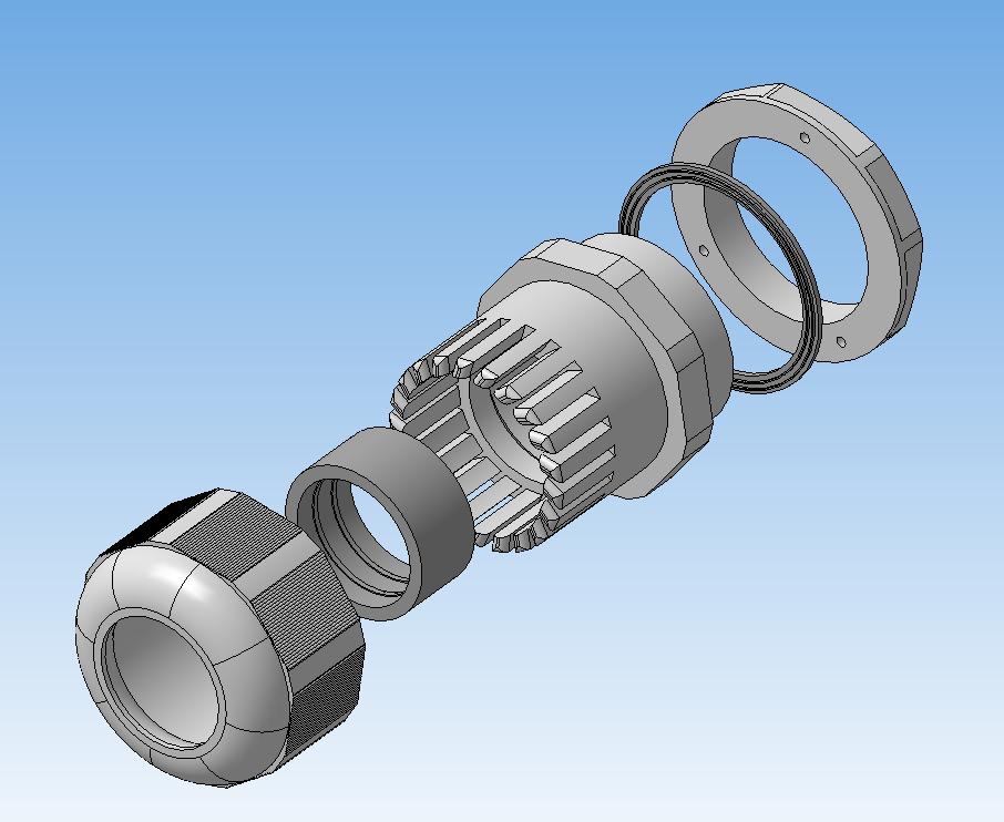 3D модель Сальник PG29