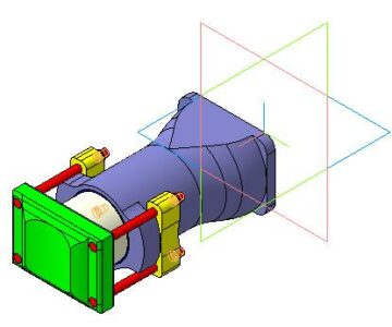 3D модель Эластомерный поглощаюший аппарат ЭПА 73ZW 3D