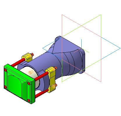 3D модель Эластомерный поглощаюший аппарат ЭПА 73ZW 3D