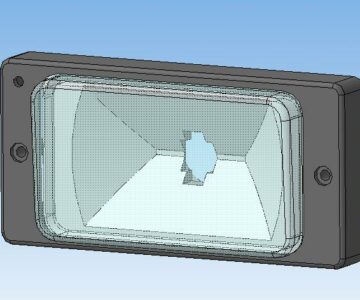 3D модель ПТФ ВАЗ 2110, заводские