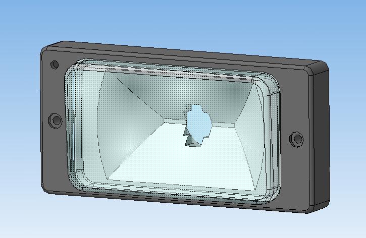 3D модель ПТФ ВАЗ 2110, заводские