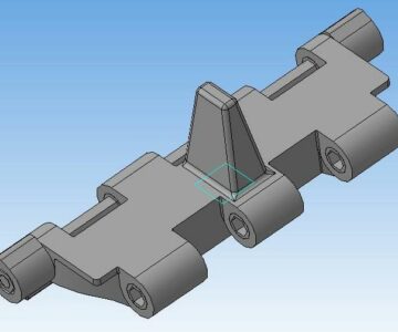 3D модель 3D модель трака танка Т-72