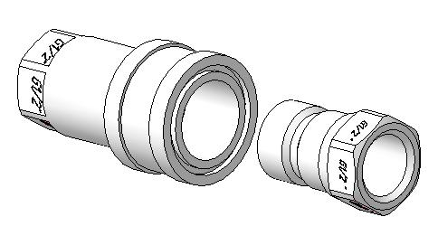 3D модель Быстроразъемное соединение G1/2