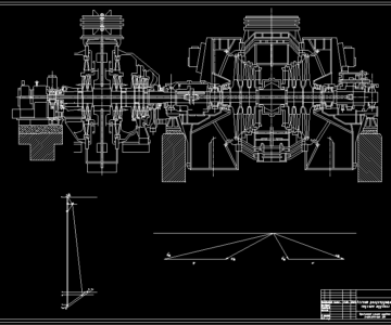 Чертеж Турбина Т-250/300-240 ТМЗ