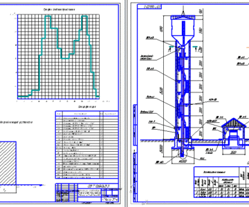 Чертеж Электрификация водонапорной башни с разработкой системы очистки воды