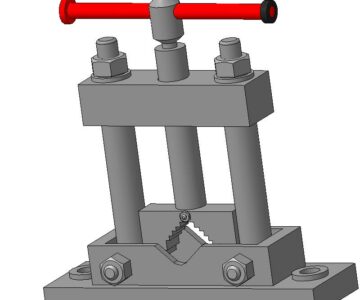 3D модель Зажим МЧ00.49