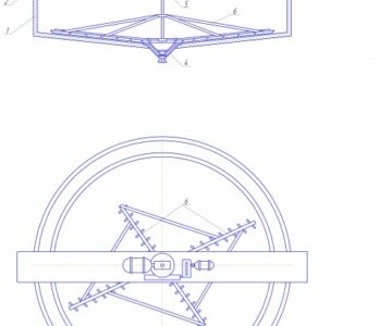 Чертеж Дешламатор (сгуститель)
