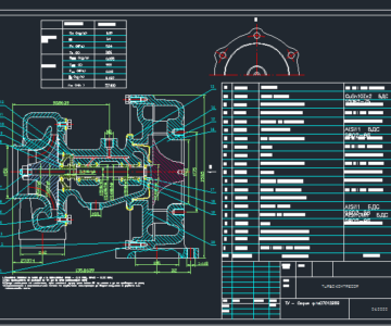 Чертеж Чертеж турбокомпрессор