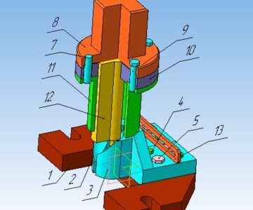 3D модель Штамп для  гибки шплинтов