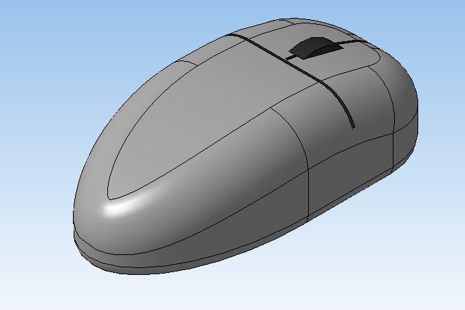 3D модель Мышь компьютерная 3d модель