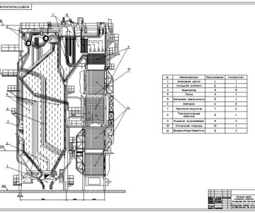 Чертеж Котел Еп-220-100-540 (ПК-14-2)