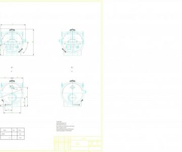 Чертеж Котел стальной водогрейный КСВ-8,0