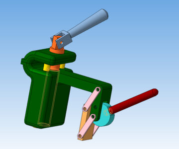 3D модель 3d сборка тисков