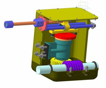 3D модель Механизм смещения нити