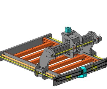 3D модель Станок ЧПУ по дереву 3D