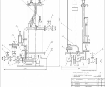 Чертеж Газификатор