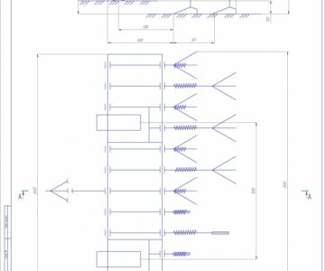 Чертеж Курсовая работа по с.х машинам: Культиватор для сплошной обработки почвы