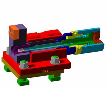 3D модель Зажим гидравлический МЧ00.04