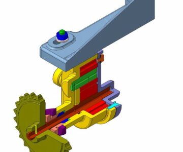 3D модель Насос масляный шестереночный 3D