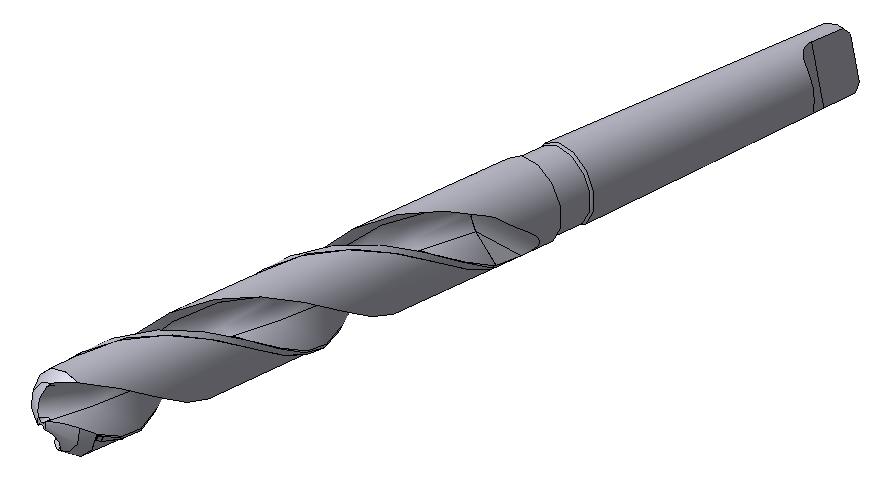 3D модель Сверло диаметром 21 мм 3D модель