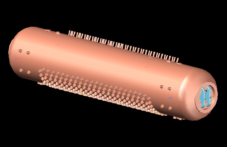 3D модель Барабан котла ТП-30 3D