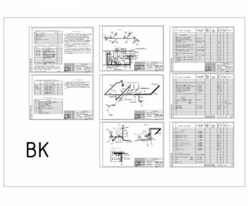 Чертеж Проект ВК котельной