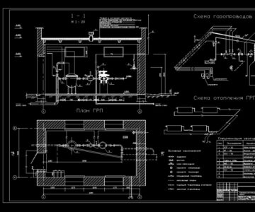 Чертеж Чертеж газорегуляторного пункта