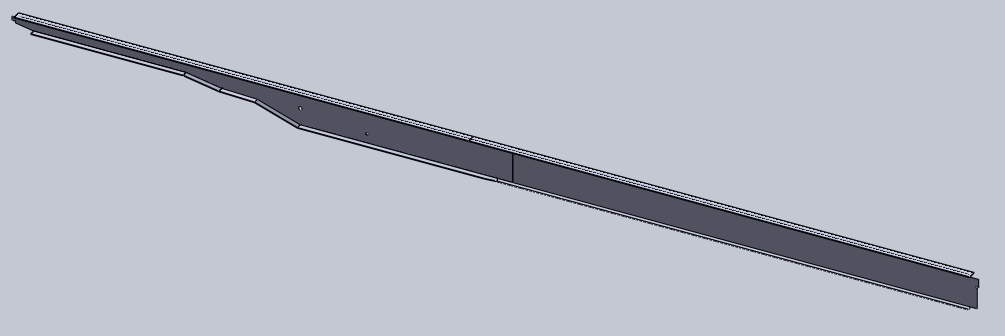 3D модель Техпроцесс сборки и сварки лонжерона прицепа автомобильного