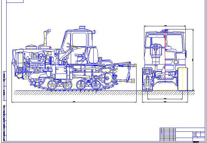 Чертеж Разработка ведущего моста трактора Т-150
