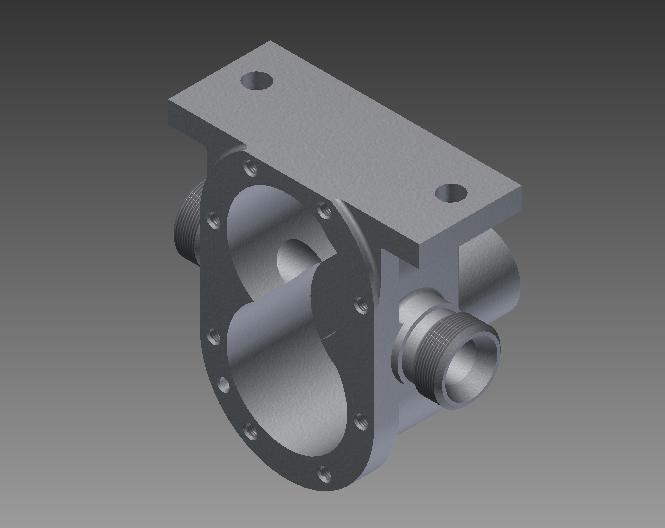 3D модель Корпус масленого насоса 3D