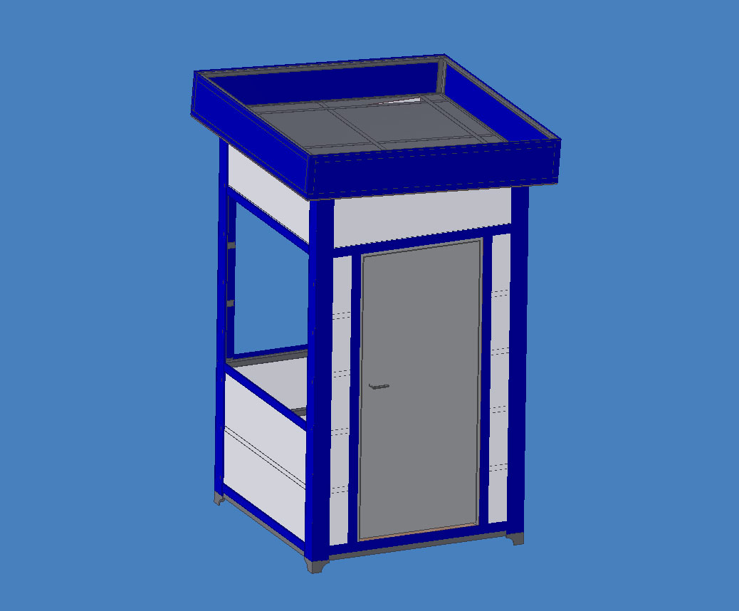 3D модель Пункт охраны в инвенторе