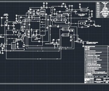 Чертеж Чертеж автоматизации вакуумной перегонки нефти