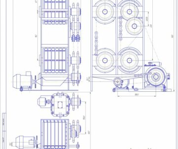 Чертеж Измельчитель отходов обувного производства