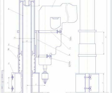 Чертеж Устройство для высверливания шпилек