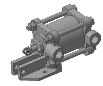 3D модель Гидроцилиндр 3D